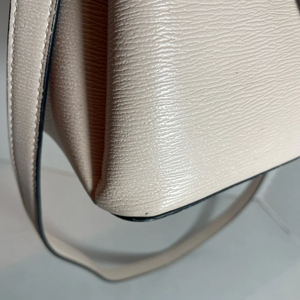 ALDO Cream Satchel with Gold Hardware and Charm - Picture 11 of 16